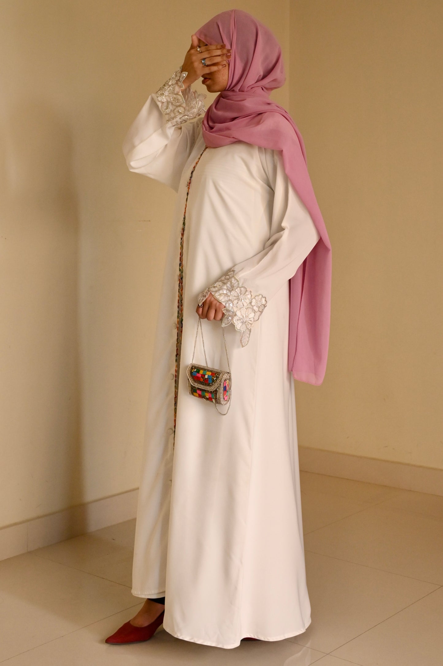 Seraphine Abaya- Floral Luxury Lacework Abaya