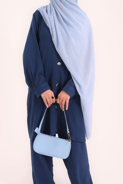 Modest Coord Set- Navy Blue