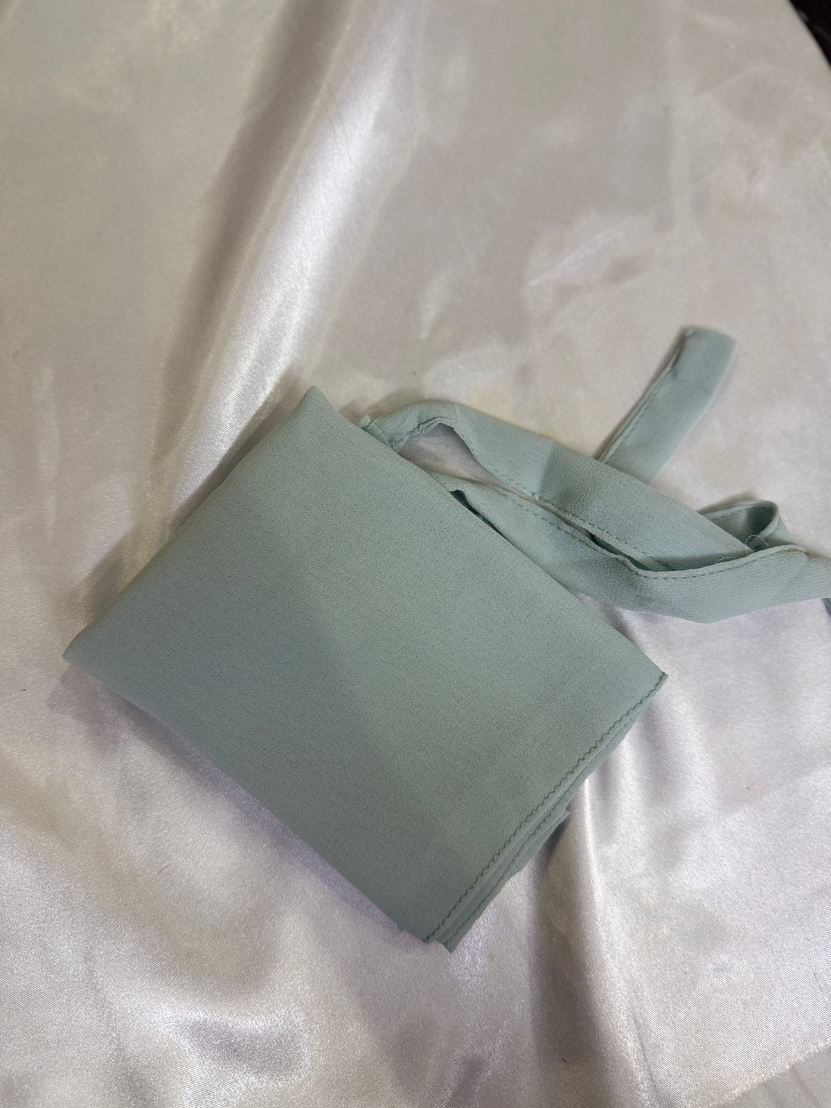 Georgette Half niqabs- 50+ Colors