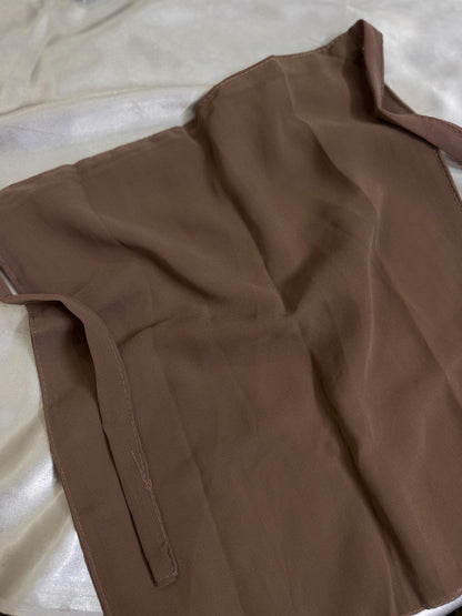 Georgette Half niqabs- 50+ Colors