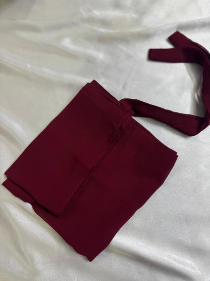 Georgette Half niqabs- 50+ Colors