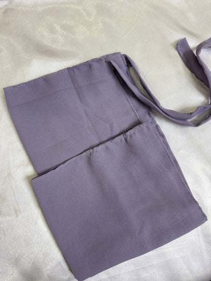 Georgette Half niqabs- 50+ Colors