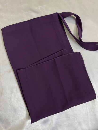 Georgette Half niqabs- 50+ Colors