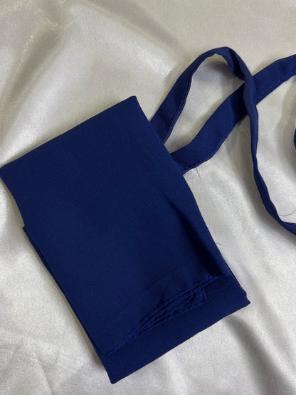 Georgette Half niqabs- 50+ Colors