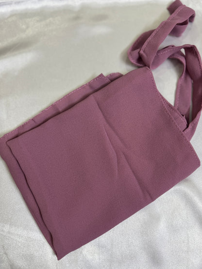 Georgette Half niqabs- 50+ Colors