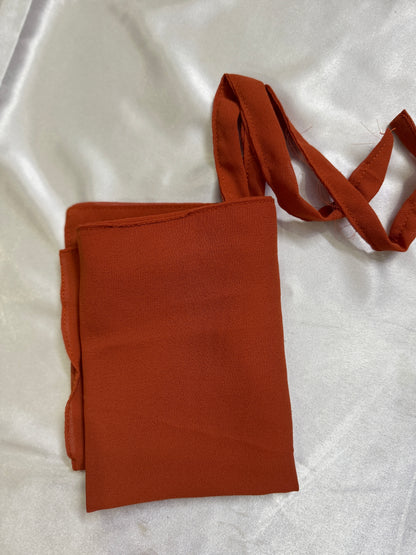Georgette Half niqabs- 50+ Colors