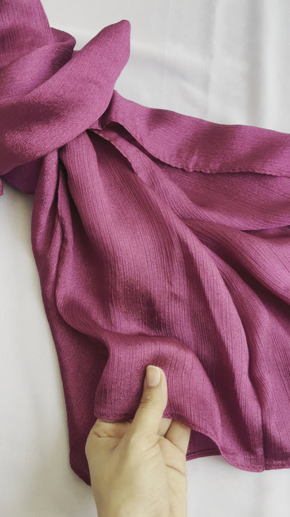 Sunshine Silk-  Plum
